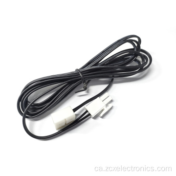 2000mm LED capçal de capçal masculí Puncches Cable Extensió Terminal